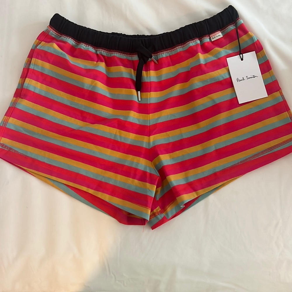 Paul Smith striped stretch-cotton lounge shorts